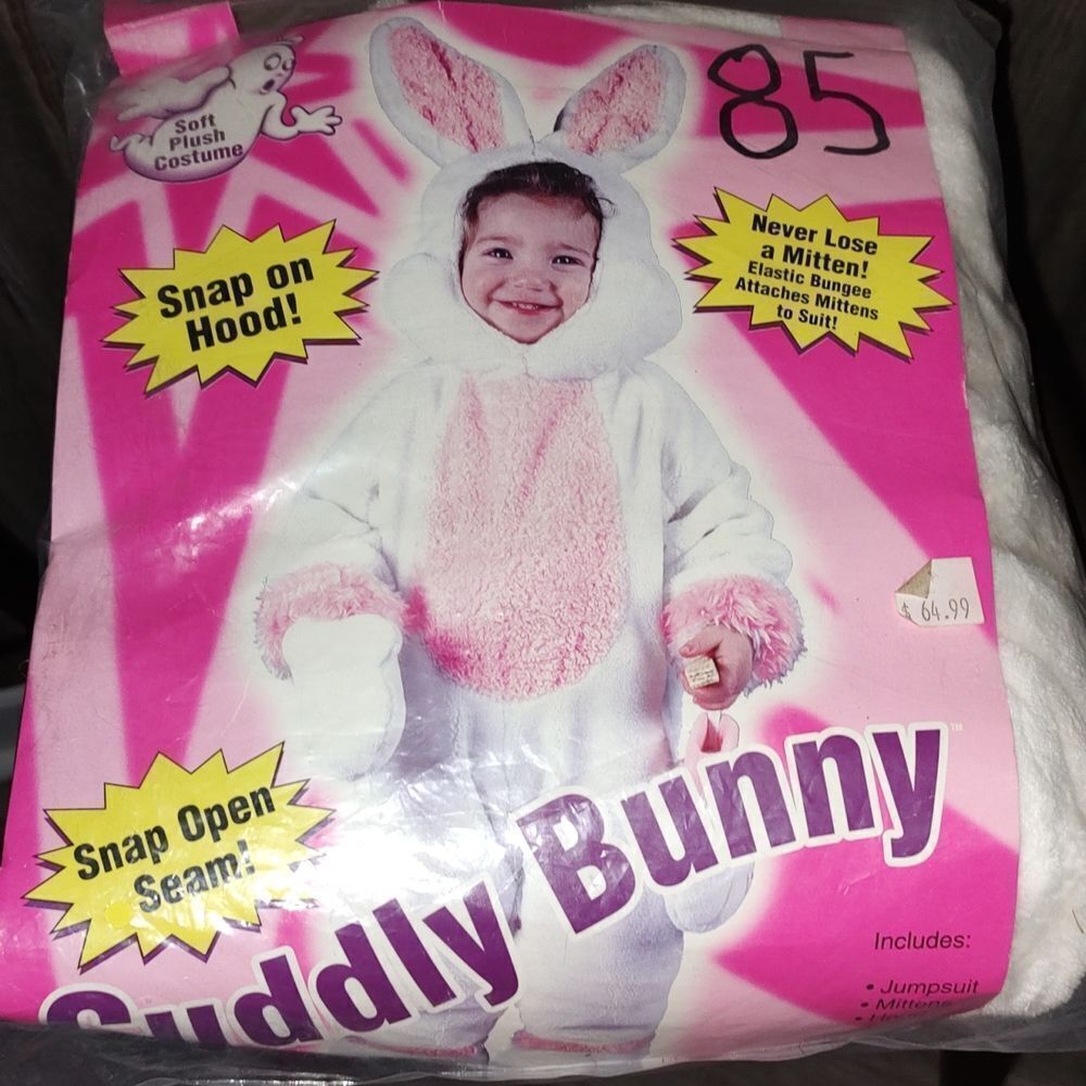 Cuddly Bunny Halloween Costume Sz 6-12m NWT